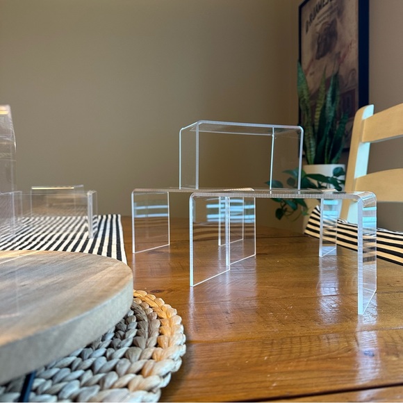 Clear Acrylic Display Risers - Picture 6 of 6